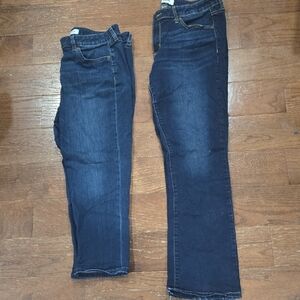 Sonoma Women's Dark Blue Boot Leg and Capri Jeans, Size 16